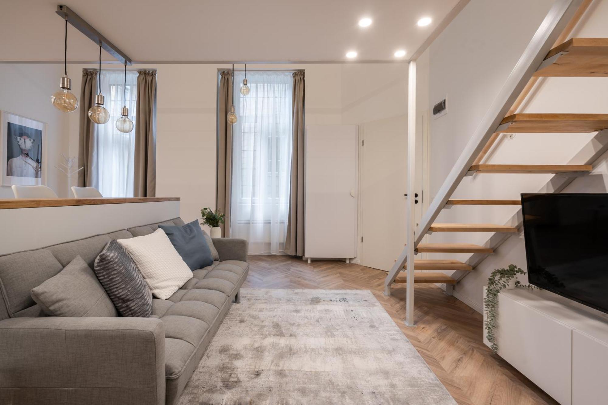 K33- Boutique Apartments, Best Location, By Bqa ブダペスト 部屋 写真